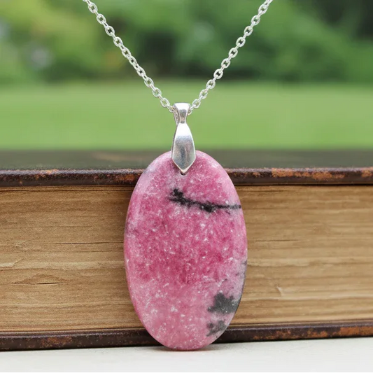 Pendentif en Rhodonite (PE1493)