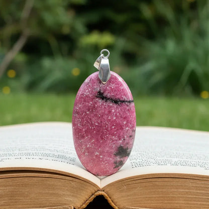 Pendentif en Rhodonite (PE1493)