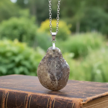 Pendentif en Septaria dos brut (PE1331)