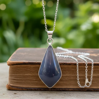 Pendentif en Obsidienne Manta Huichol (PE1879)