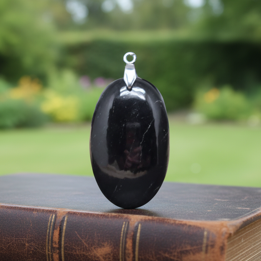 Pendentif en Tourmaline noire (PE1168)