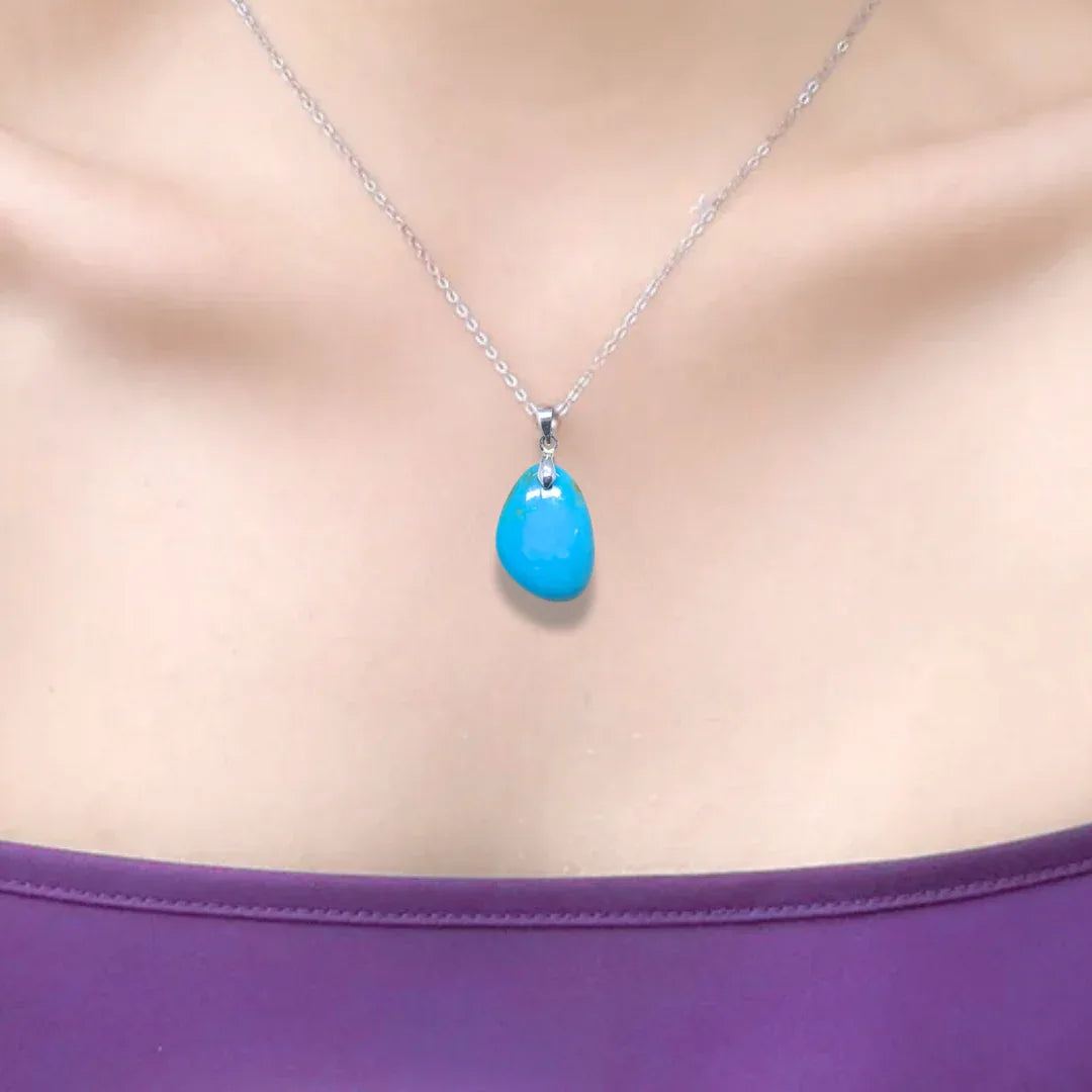 Pendentif en Turquoise (PE1114-7)