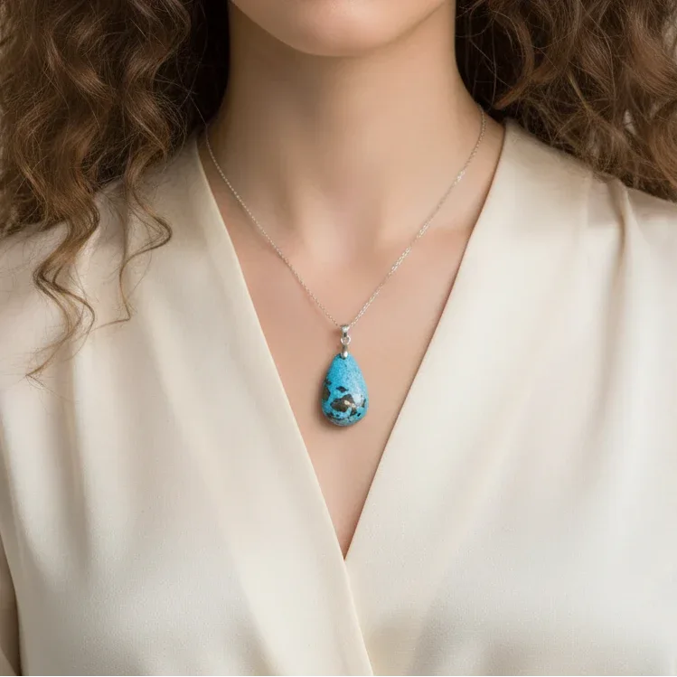 Pendentif en Turquoise (PE1821)