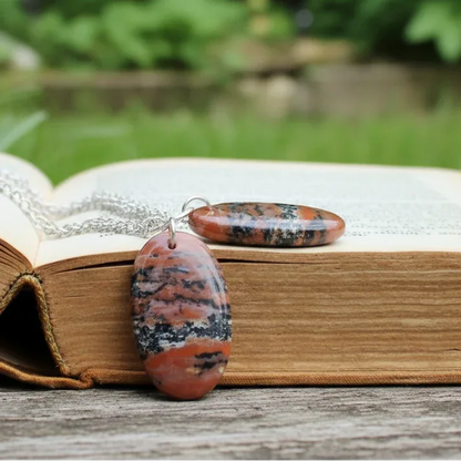 Pendentif en Agate dendritique (PE1974)