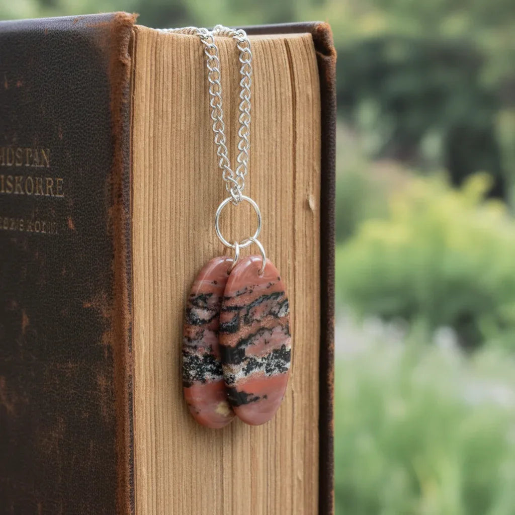 Pendentif en Agate dendritique (PE1974)