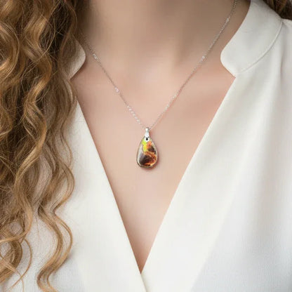 Pendentif en Ammolite (PE1909-2)