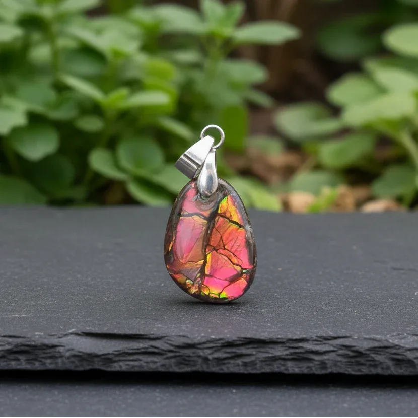Pendentif en Ammolite (PE1909-3)