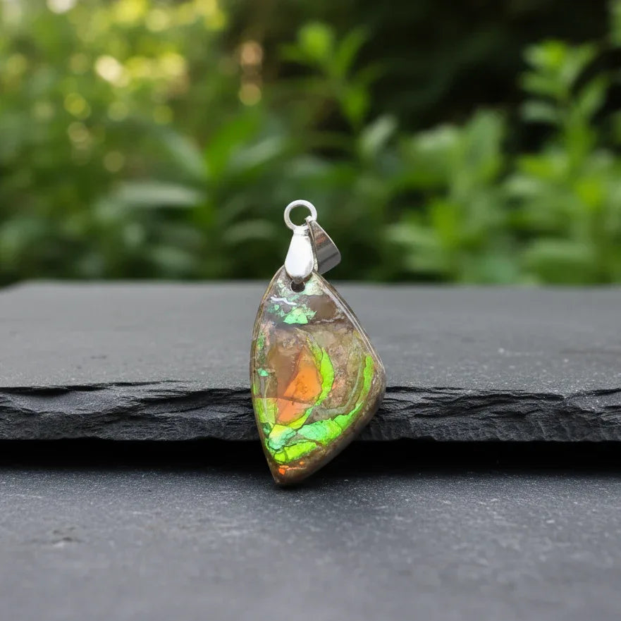 Pendentif en Ammolite (PE1909-1)