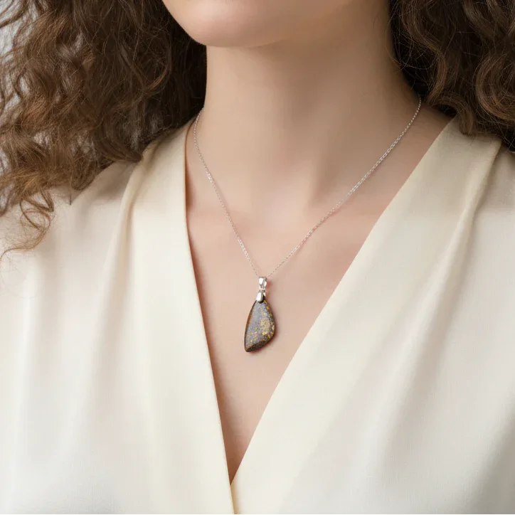 Pendentif en Opale Yowah (PE1069-1)