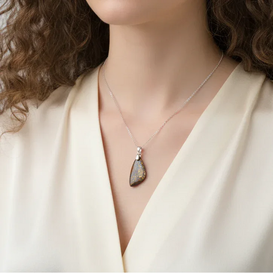 Pendentif en Opale Yowah (PE1069-1)