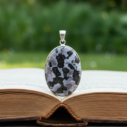 Pendentif serti en Gabbro (PE1735)