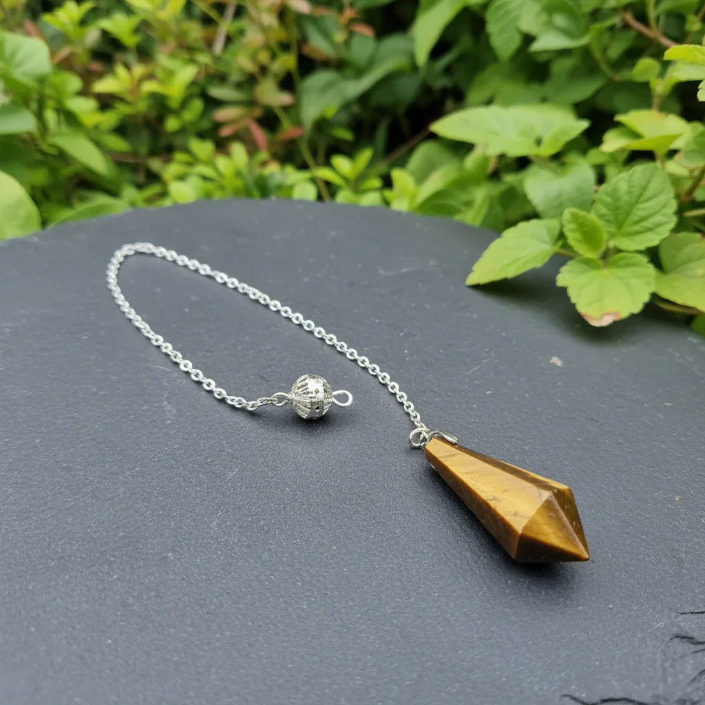 Pendule en Œil de Tigre (PEND14-2)