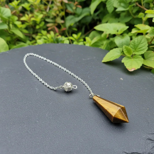 Pendule en Œil de Tigre (PEND14-2)