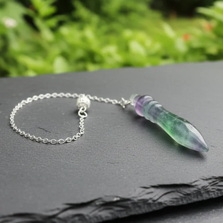 Pendule Thot en Fluorite (PEND9-6)
