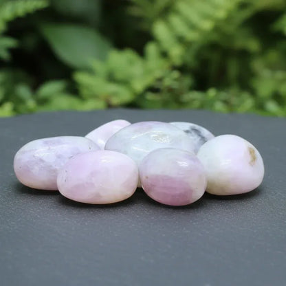 Spodumène : Kunzite et Hiddenite - Pierre roulée (PRGFL453)