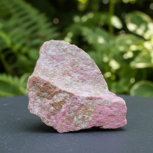 Thulite et Feldspath bruts 222g (MB394-1)
