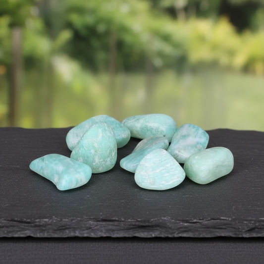 Amazonite - Pierre roulée (PRGFL542)