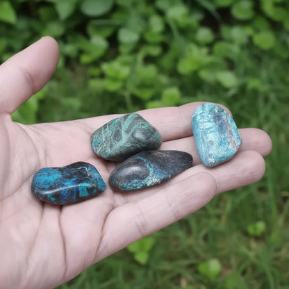 Chrysocolle - Pierre roulée (PRGFL459)