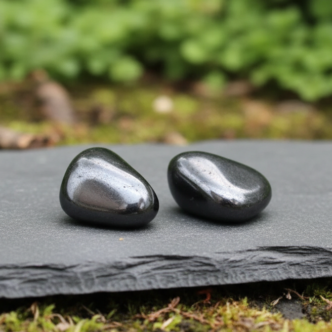 Hématite - Pierre roulée (PRGFL544)