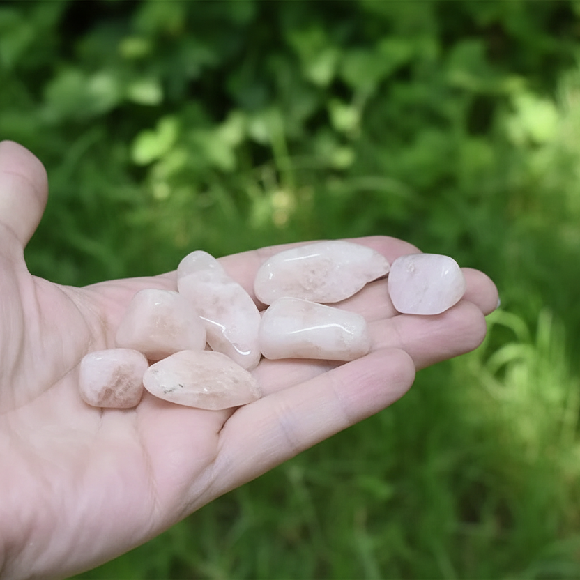 Morganite - Pierre roulée (PRGFL546)