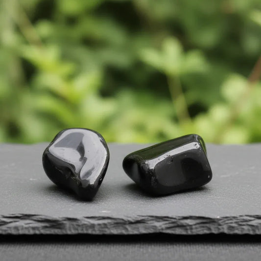 Obsidienne Manta Huichol - Pierre roulée (PRGFL409)