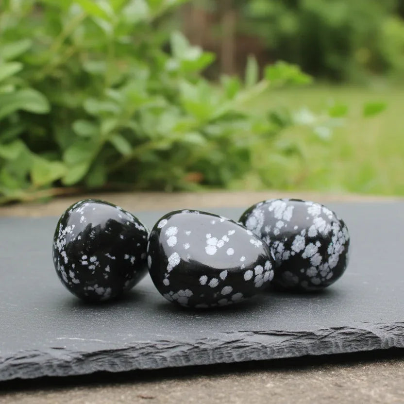 Obsidienne mouchetée - Pierre roulée (PRGFL412)