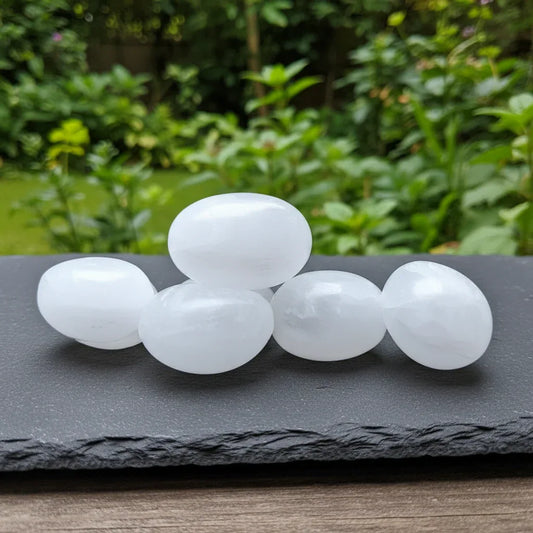 Pierre roulée en Sélénite (PRGFL694)