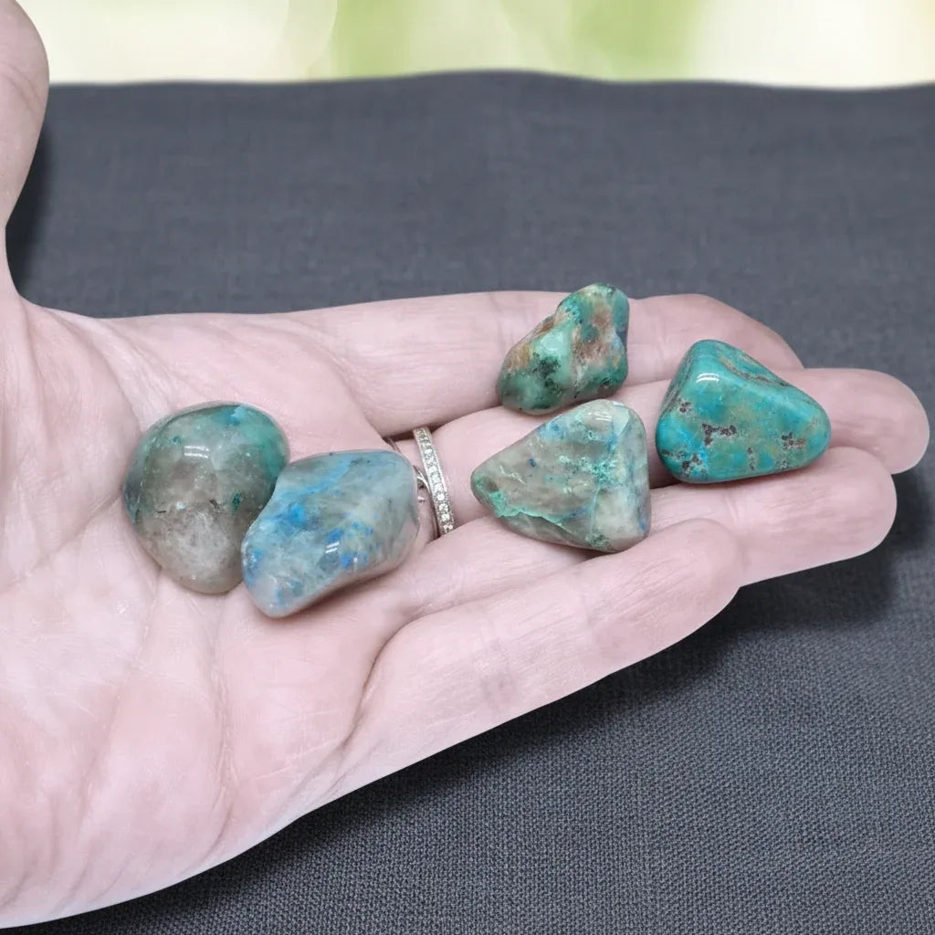 Shattuckite pierre roulée (PRGFL522)