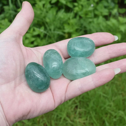 Fluorite verte - Pierre roulée (PRGFL452)