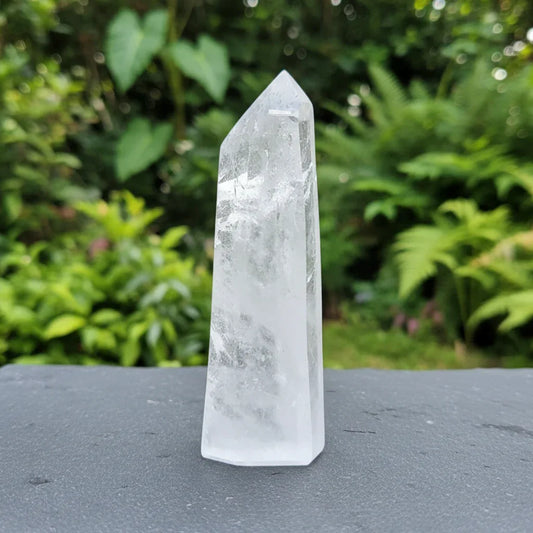 Pointe polie de Cristal de Roche 115g (PRGFL731)