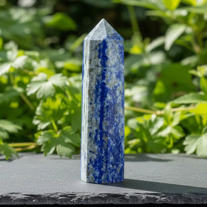 Pointe polie en Lapis Lazuli 67g (PRGFL642-3)