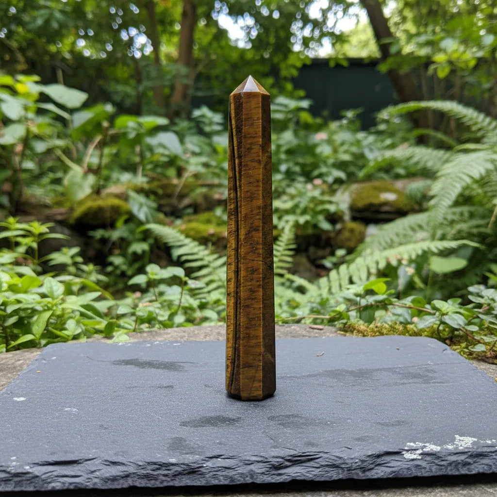 Pointe polie en Œil de Tigre 87g (PRGFL699-5)