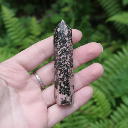 Pointe de Rhodonite 54g (PRGFL144-6)