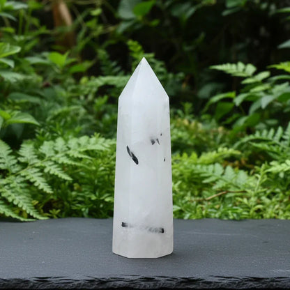 Pointe de Quartz à Tourmaline noire 94g (PRGFL643)