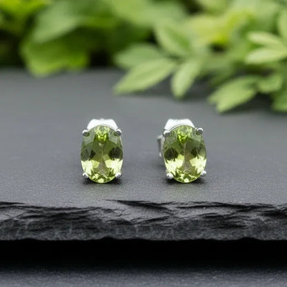 Boucles d'Oreilles en Péridot (BO125)