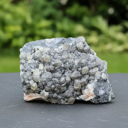 Quartz, Cérusite, Baryte rose et Galène brut 219g (MB545)