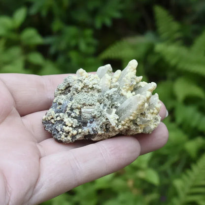 Quartz avec Dolomite, Chlorite, Galène et Sphalérite brut 61g (MB414)