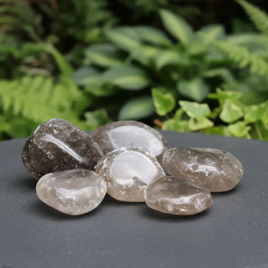 Quartz fumé - Pierre roulée (PRGFL446)