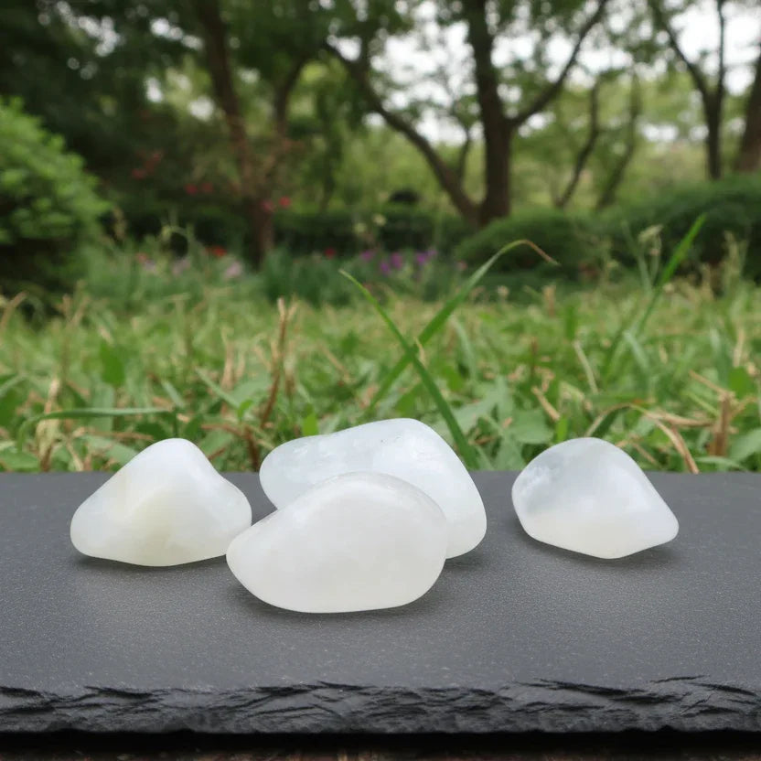 Quartz avec Soufre - Pierre roulée (PRGFL447)