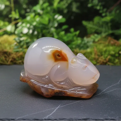 Souris (ou rat) en Agate 177g (PRGFL536-2)