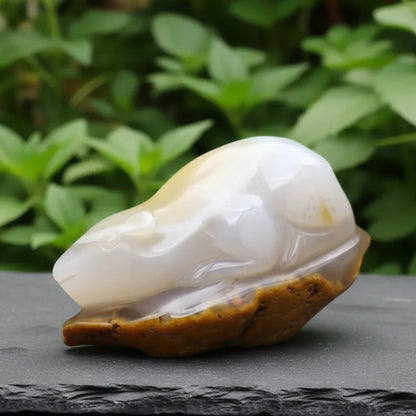 Souris (ou rat) en Agate 130g (PRGFL536-5)