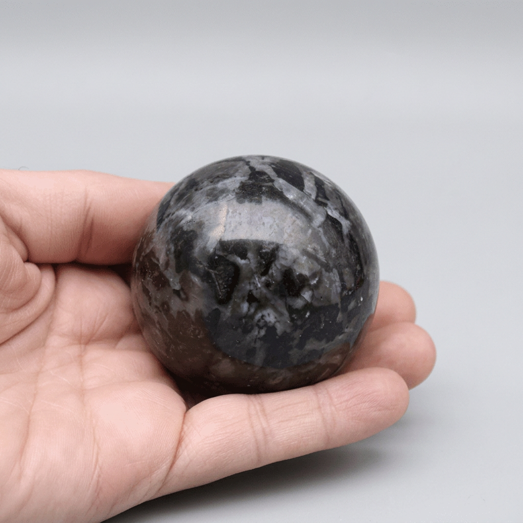 Sphère en Gabbro 190g (PRGFL520-2)