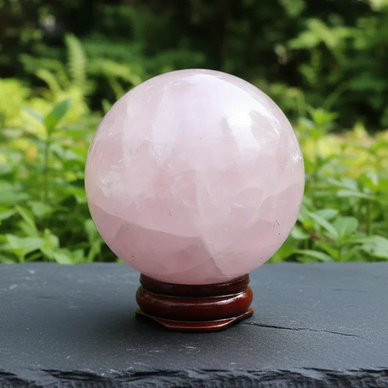 Sphère en Quartz Rose 313g (PRGFL611-2)