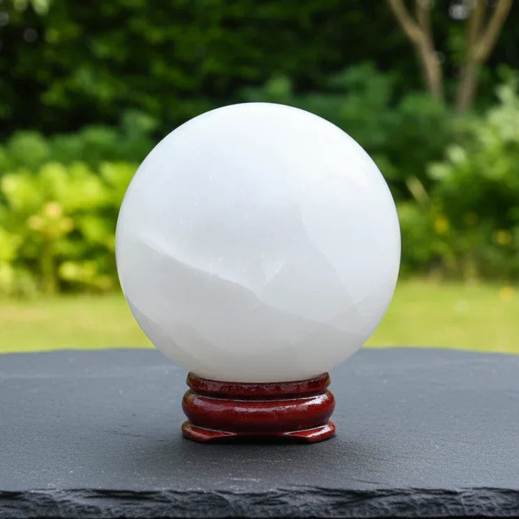 Sphère en Sélénite 273g (PRGFL700-2)