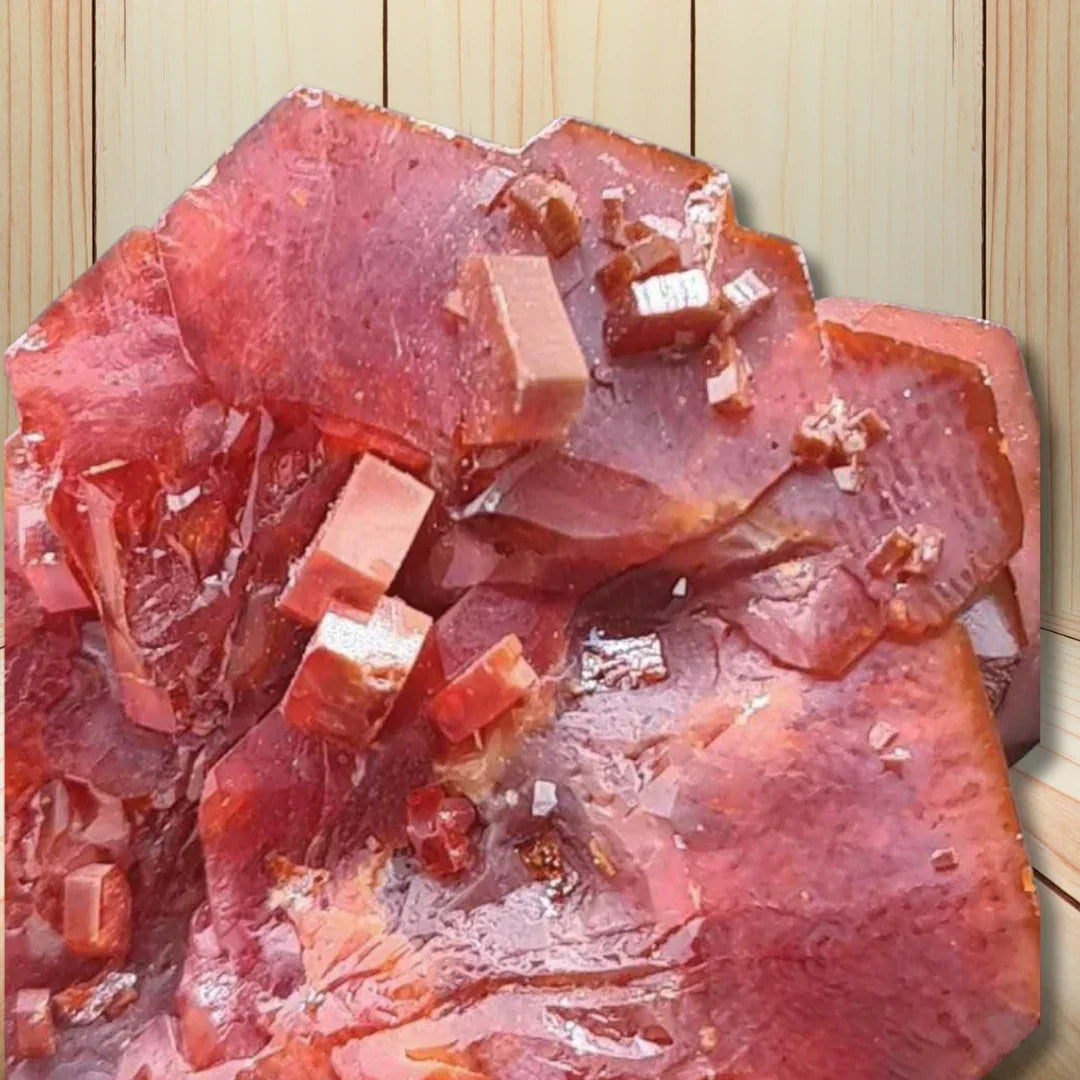 Cristaux de Vanadinite bruts 44g (MB413-5)