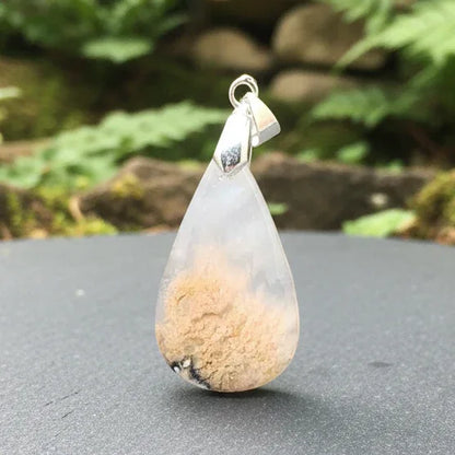 Pendentif en Agate tigrée à dendrites (PE1785)