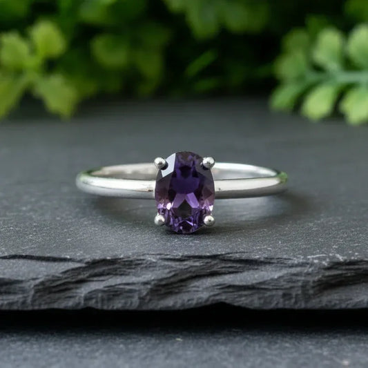 Bague en Améthyste et cuivre (BAG85)