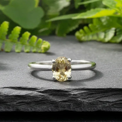 Bague en Citrine et cuivre (BAG81)