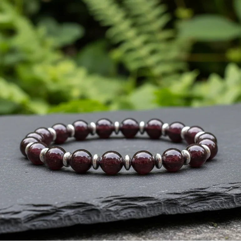Bracelet en Grenat