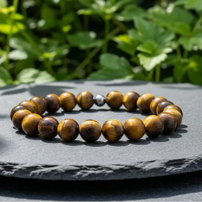 Bracelet en Œil de Tigre 8mm